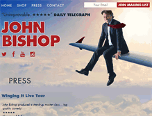 Tablet Screenshot of johnbishoponline.com